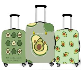 Accessoires Style drôle Avocado Match à bagages COUVERTURES Antidust pour la couverture de valise de la valise 1832 pouces Case de protection de la valise de mode