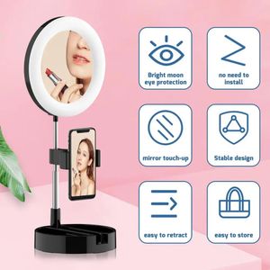 Accessoires G3 Selfie Ring Light Photographie Led Jante de Lampe avec Support Mobile Support Trépied Ringlight pour le Streaming Vidéo en Direct