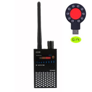 Accessoires G318 Dispositif anti-écoute GSM GPS GPS Spyware Radio Fréquence Signal de surveillance sans fil Détection de tracker GPS