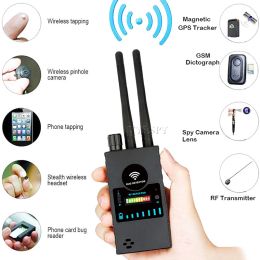 Accessoires G528B Détecteur de caméra caché Double Antenne RF Signal WiFi Secret Covert Cam GSM Mobile Audio GPS Tracker Mini Scan Scan Finder