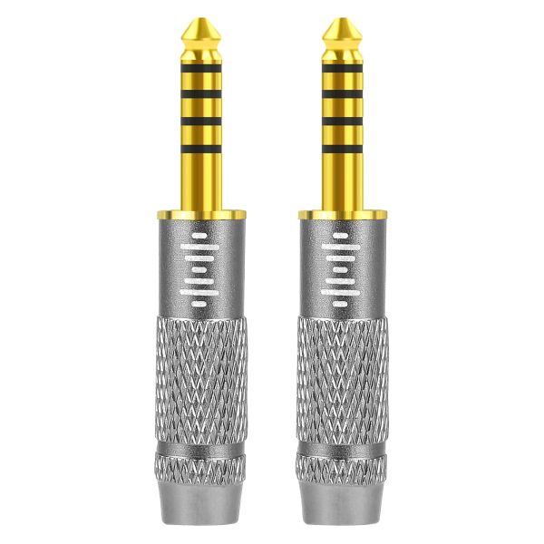 Geekria Apollo 4,4 mm mâle vers 3,5 mm (1/8'') femelle et 4,4 mm mâle vers 2,5 mm femelle adaptateur de prise casque symétrique (2 pièces)