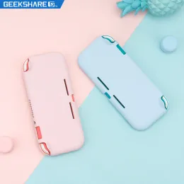 Accessoires Geekshare Silicone Case voor Nintendo Switch Lite Color Pink Cover Shell NS Mini Shell Box voor Nintendo Switch Lite Accessories