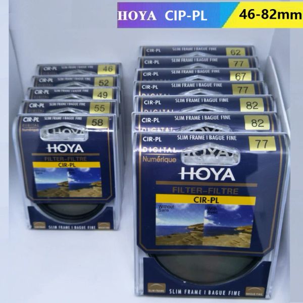 Accessoires authentiques Hoya 46 mm 82 mm Polarisant CirPL Slim CPL Filtre Slim Polariseur Lens de protection pour la caméra Nikon Sony Lens