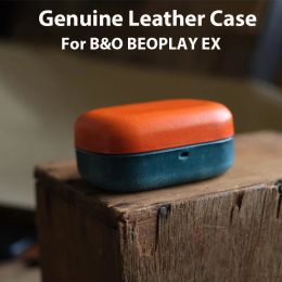 Accessoires en cuir véritable pour BO Beoplay EX, étui de luxe en cuir véritable, housse sur mesure faite à la main, étuis pour écouteurs Bluetooth