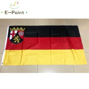 Accessoires Duitsland Rijnland-Palts Vlag 2ft * 3ft (60*90 cm) 3ft * 5ft (90*150 cm) Grootte Kerstversiering voor Thuis Vlag Banner