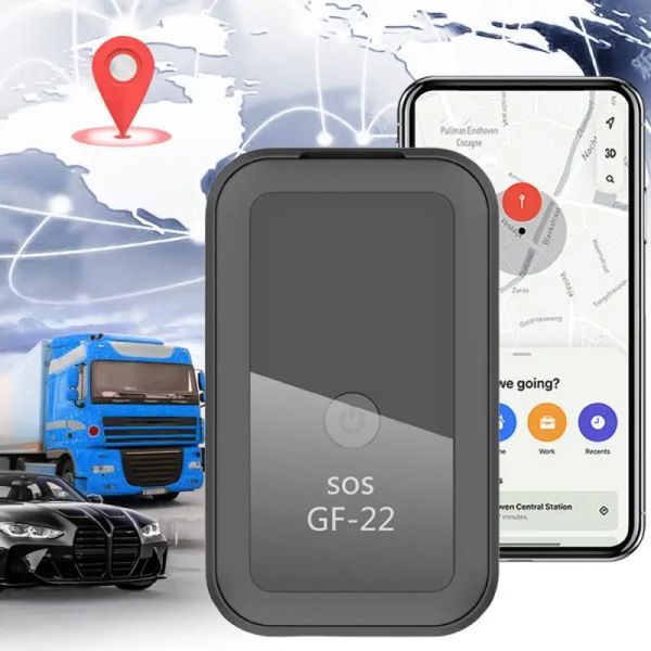 Accesorios GF22 Magnetic GPS Tracker Localizador de vehículos Global Rastreo en tiempo real Antithefft Alarm GPS Localizador de rastreadores GPS