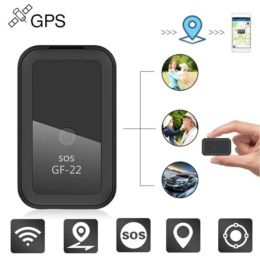 Accesorios GF22 Mini GPS Tracker APPLACER ANTILOST Control de voz Localizador de grabación de alta definición wifi+lbs+GPS