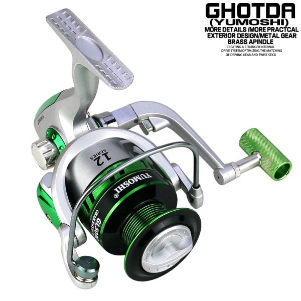 Accessoires Ghotda Reel Fishing GL10007000 Metail Spool Power Gear Gear Light Forwing Spinning Fishing Reel Fishing Goods