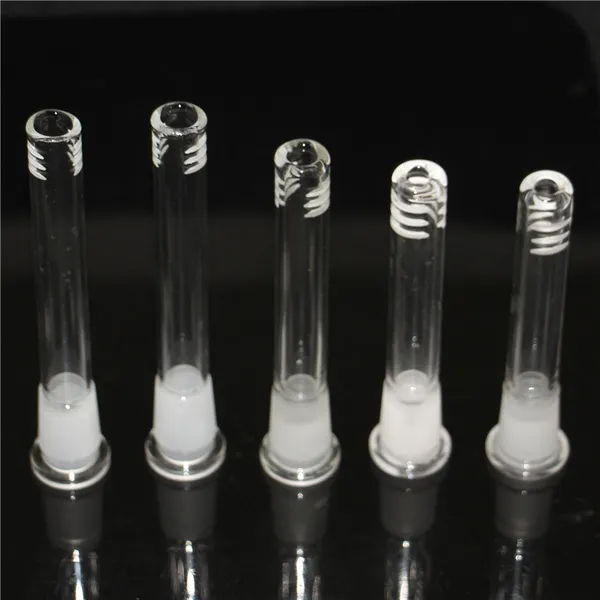 Accessoires Verre Bong pièces downstem 14.5mm joint Bong Head Verre Tuyau Filtre bols à cendres