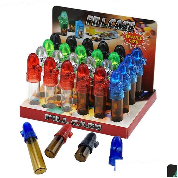 Accessoires Verre Snuff S Snorter Bouteille Pipes À Fumer Pilulier Conteneurs Kit Portable Sniff Poche Durable Snuffer Mix Couleur 3 Taille Dhjnh