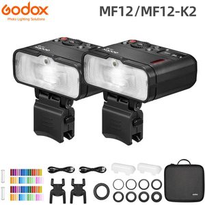 Accesorios Godox Mf12 K2 Ro Flash Light 2.4ghz Control inalámbrico Sistema incorporado X Ttl Flash Speedlite con filtro de color Mf12 Ro Light