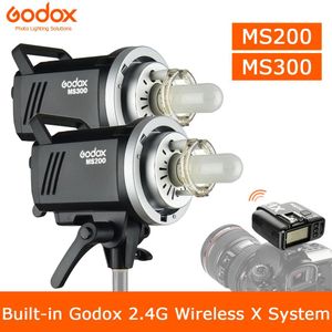 Accesorios Godox Ms200 200w o Ms300 300w 2,4g Receptor inalámbrico incorporado Ligero, compacto y duradero Flash de estudio con montaje Bowens