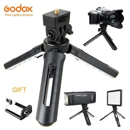 Accesorios Godox MT01 Trípode con soporte para selfie Cámara portátil Trípode de viaje de mesa para cámara sin espejo Luz de video LED AD200