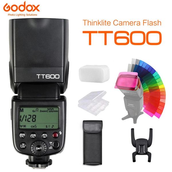 Accesorios Godox Tt600 Tt600s 2,4g inalámbrico Gn60 cámara maestra/esclava Flash Speedlite para Canon Nikon Sony Pentax Olympus Fujifilm