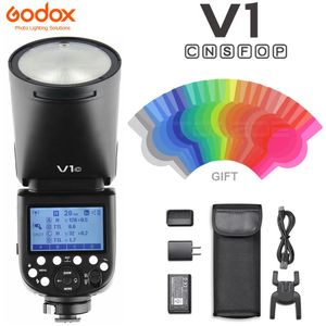 Accessoires Godox V1 Flash V1c V1n V1s V1f V1o Ttl 1/8000s Hss batterie au Lithium Flash Speedlite pour Canon Nikon Sony Fuji Olympus