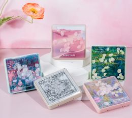 Accessoires Gogo Tales Mini 9 couleurs Secret Garden Pétale Ombre à Paupières Palette Été Lait Thé Terre Ton Mat Paillettes Nacrées