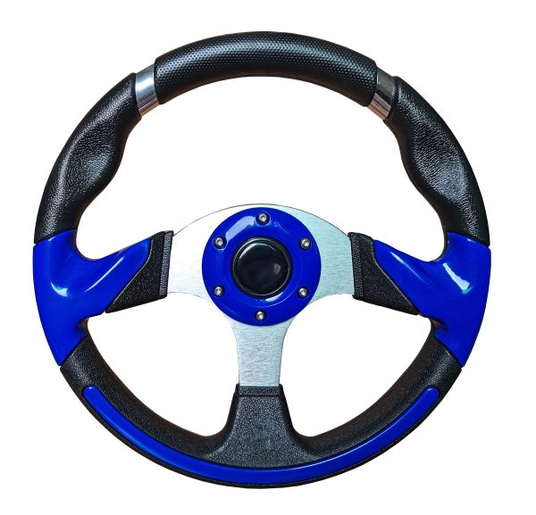 Accesorios Volante para carrito de golf o adaptador de volante para la mayoría de los carritos de golf Utilice EZGO Club Car Yamaha (13,7 pulgadas)