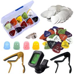 Accessoires Guitar Tool Kit Guitar Capo / Guitar Picks / Tunner / Fingertip Protector Parts Accessoires GYH GYH