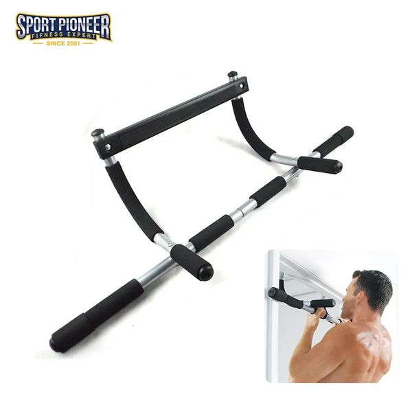 Accesorios equipo de gimnasio marco de puerta de fitness interior barra de dominadas multifuncional barra Horizontal de barbilla de pared