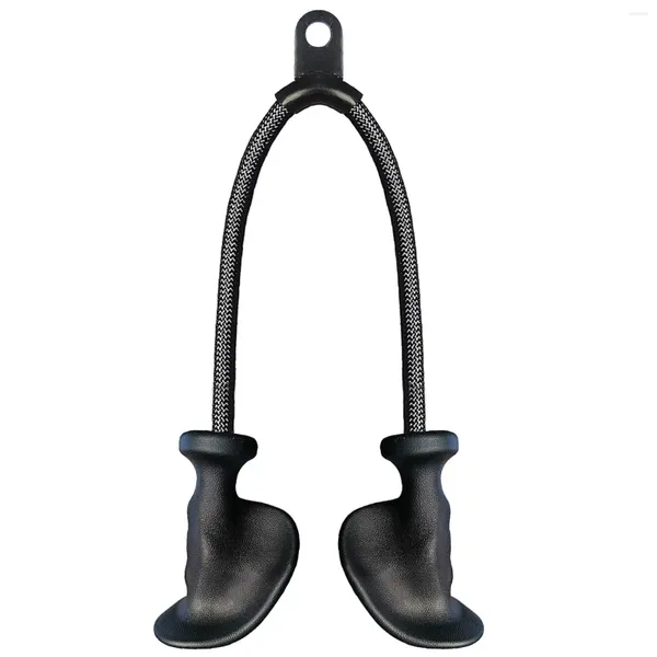 Accessori Palestra Corde ergonomiche per tricipiti Fitness Maniglie per impugnatura per tirare giù per carichi pesanti Maniglie per puleggia per fune per allenamento muscolare del braccio posteriore