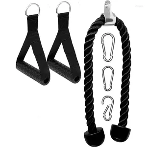 Accessoires de gymnastique, câble de corde de triceps, équipement d'exercice, poignées de poids, entraînement musculaire pour
