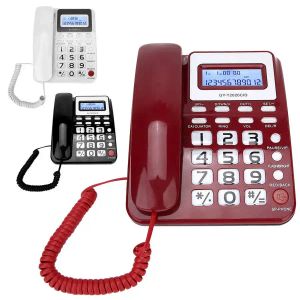 Accessoires GYT2020CID Téléphone câblé avec enregistreur vocal haut-parleur ID d'appelant Affichage Calculater Telefono Fijo Para Casa Téléphone fixe