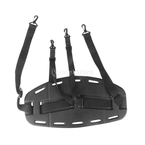 Accesorios Soporte de reposapiés de reposapiés de canoa de kayak de kayak acolchado de servicio, accesorios con cordón de pesca enrollable con cordón de pesca