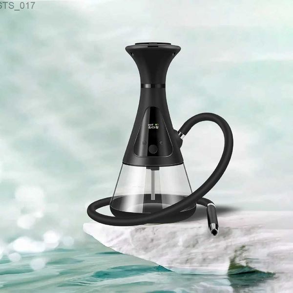 Accesorios Hookah de electrones de alto grado Juego completo con luz LED con calefacción eléctrica Paste de aceite táctil SHIHISHA NARGUILELEL2403