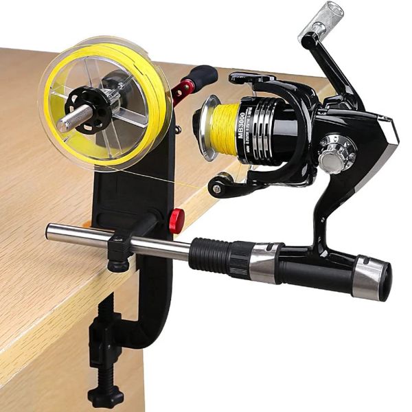 Accessoires Ligne de pêche à grande vitesse Machine de système de station de spoulage de winders pour les outils de réender fixe à spinning / baitcasting