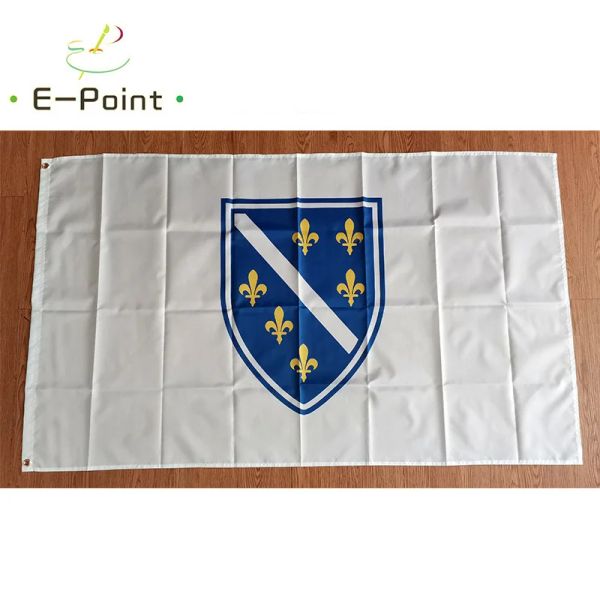 Accesorios Historia Bandera de Bosnia y Herzegovina 19921998 2 pies * 3 pies (60 * 90 cm) 3 pies * 5 pies (90 * 150 cm) Tamaño Decoraciones Banner