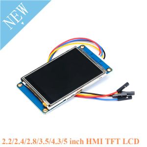 Accessoires HMI Écran tactile résistif TFT 2,2 2,4 2,8 3,5 4,3 Module d'affichage LCD 5 pouces de 5 pouces 2,2 