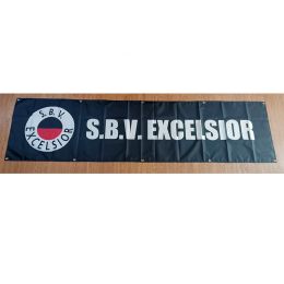 Accesorios Holanda SBV Excelsior Flag Negro 60x240cm Banner de decoración para hogar y jardín