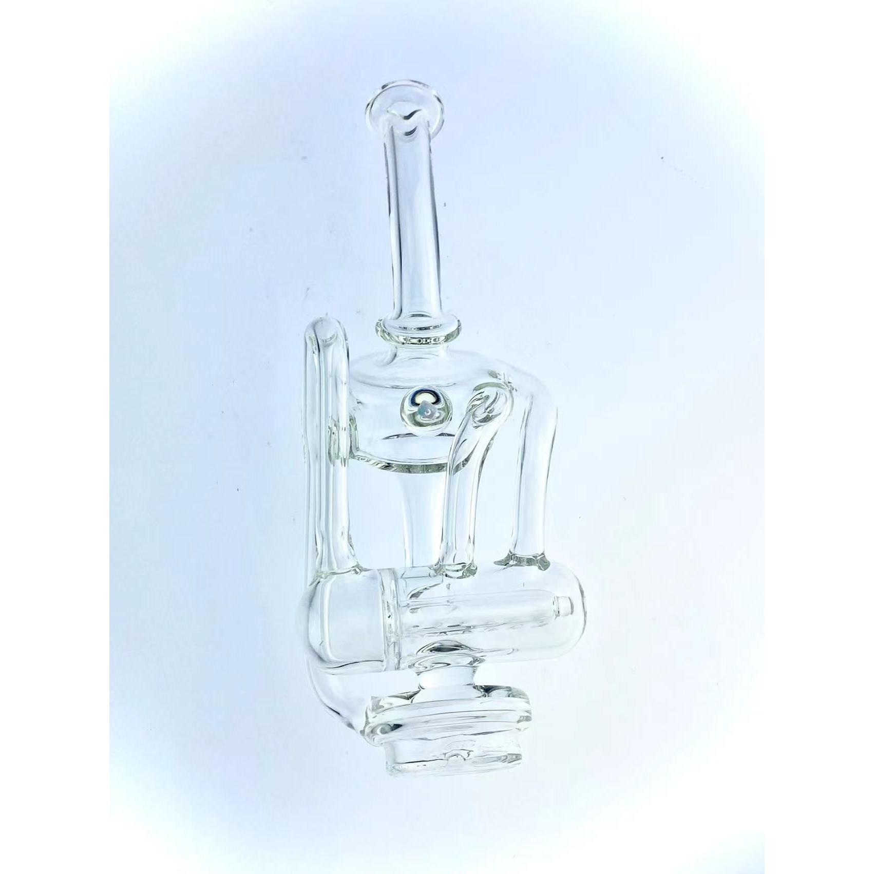 Tillbehör Hookah Inline Recycler Type Glass Top för topp eller carta Lägg till en opal endast ingen e-rig botten droppe leverans hem trädgård hus dhhfl