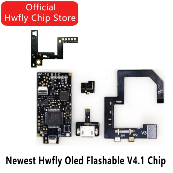 Accessoires Hwfly OLED 4e génération V4 CHIP SUPPORT NS NS OLED Console modernisable et Flashable Original Officiel Prix