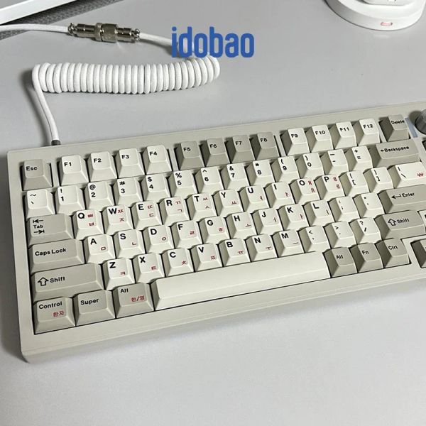 Accesorios Idobao Cherry Perfil KeyCaps 9009 V3 RETRO CASA VINTAGE griego Japonés Corea Teclado ruso ruso Teclado de bricolaje personalizado