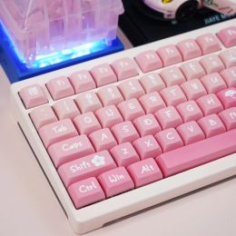 Accessoires IDOBAO KEYCAPAPS PINK MECANICAL CLAYBOOK CAPS XDA KEYCAP POUR CHARGE CHARGE CHARGE CHEYESUB SAKURA KEYCAPS DE THEME POUR GMK67 K500 GK68