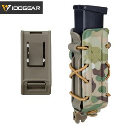 Accessoires Idogear Tactical Magazine Pouch Molle Mag Holder Rifle Mag Pouch 9mm Mag Pouch Army Duty AirSoft Bags 3559