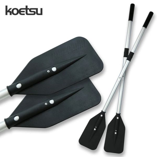 Accessoires accessoires de palette de pêche en kayak gonflable accessoires en alliage en aluminium pagaies d'assaut.