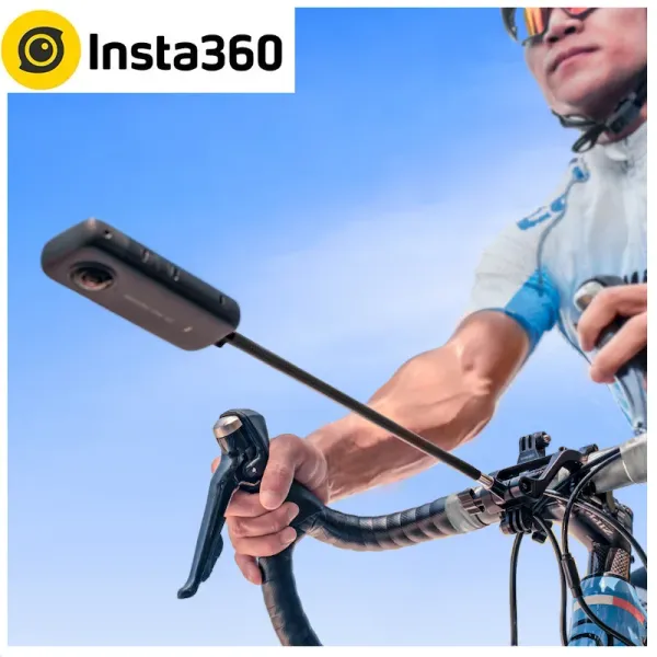 Accesorios Insta360 Montaje en manillar de bicicleta de tercera persona para Insta 360 x3 / un X2 / One R / One RS RS Sport Camera Original Accessoies