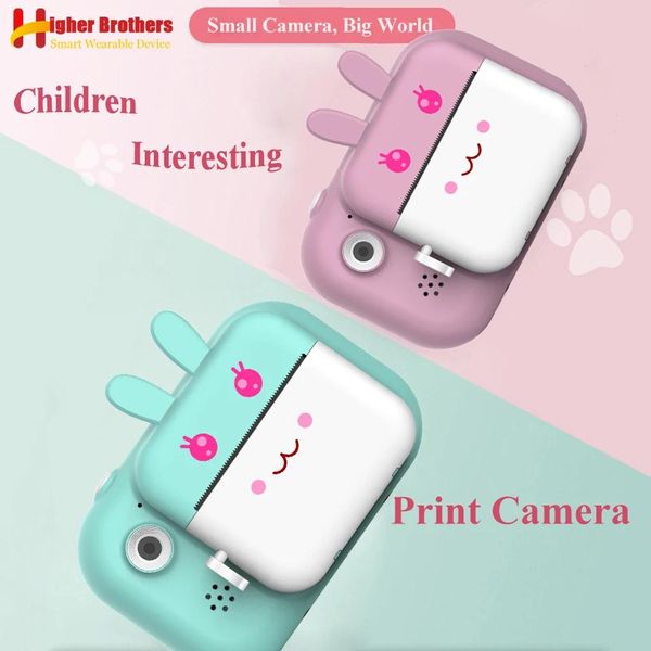 Accessoires Appareil Photo à Impression instantanée pour Enfants Imprimante Photo Enfants Appareil Photo à écran Tactile pour Enfants Jouets éducatifs Meilleur Cadeau pour Filles garçons