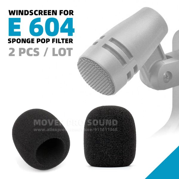 Accessoires Instrument microphone pare-brise Sponge mousse Couverture de micro pour Sennheiser E 604 E604 POP FILTER PROTECTING SCREAUX SHIEPIEL