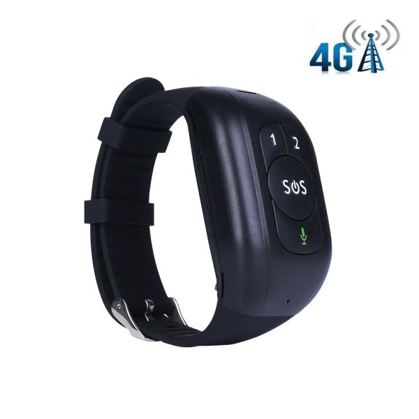 Accesorios IP67 impermeable 4G LTE 3G WCDMA GSM Botón SOS SOS Pulsera de pulsera Alarma de emergencia GPS