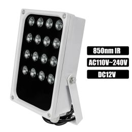 Accessoires IR Illuminator Licht 850 Nm 16 Array LED's Infrarood Hoedanicht Night Vision Automatische detectie CCTV -vullampje voor beveiligingscamera