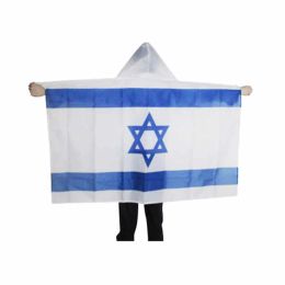Accessoires drapeau israélien Cape bannière corporelle palestinienne 3x5 pieds Polyester monde pays Nation Fans de sport cadeau prix usine