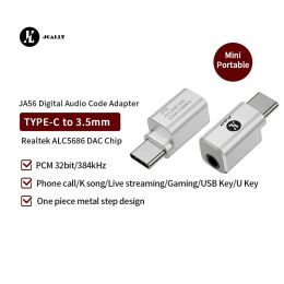 Accessoires Jcally JA56 ALC5686 Adapter HiFi, Tipec Sampai 3,5 mm, Adapter AMP DAC 384KHz/32Bit JM08L JCALL Mn
