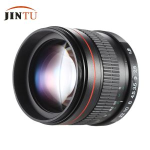 Accessoires Jintu 85 mm f / 1.8 Portrait Lens pour Canon EOS 5D 6D 7D 50D 70D 60D SL1 T5I T4I T3I T2I DSLR CAME Prime Lens