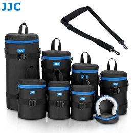 Jjc Camera Lens Bag Pochette pour objectif Canon Nikon Sony Olympus Fuji Dslr Accessoires de photographie Sac à bandoulière Sac à dos