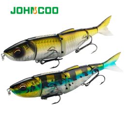 Accessoires Johncoo 135 mm 20G Swimbait articulé en nageoire à pêche dure dure