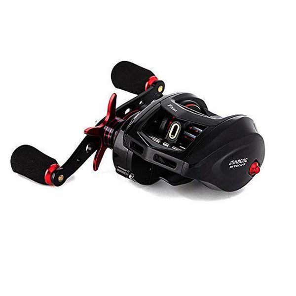 Accesorios Johncoo Reel MT200 Big Game 13kg Max Drag Arm Pesca 11+1 BB 7.1 1 Bait Casting Scroll P230529