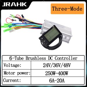 Accessoires JRAHK Electric Scooter Controller avec écran LCD Motors sans balais Elike 24V36V48V 250W400W pour les accessoires à vélo